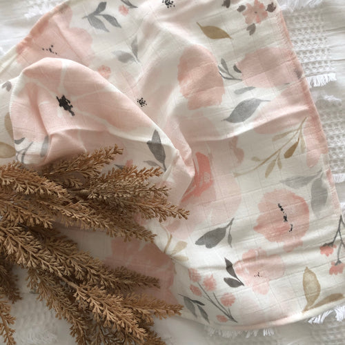 Pink Floral Hankie