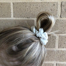 Cream Linen Scrunchie